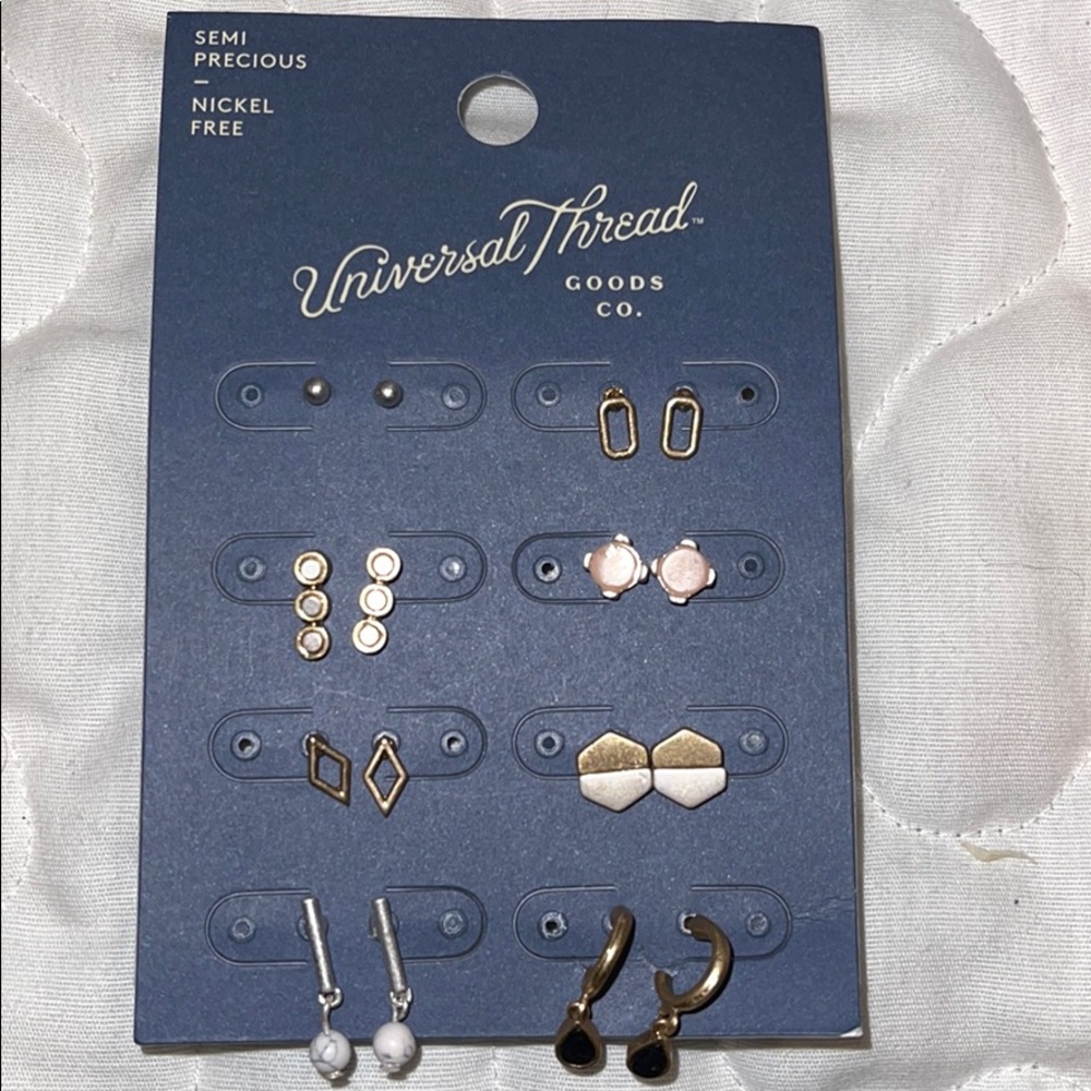 Earrings Universal Thread Semi‎ precious